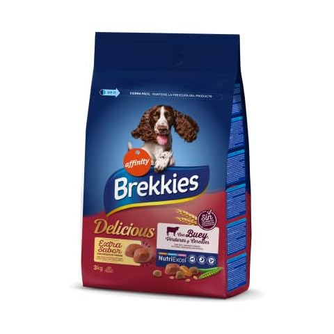 Comida seca para perros Brekkies Dog Croquetas Tiernas, 3kg Cover