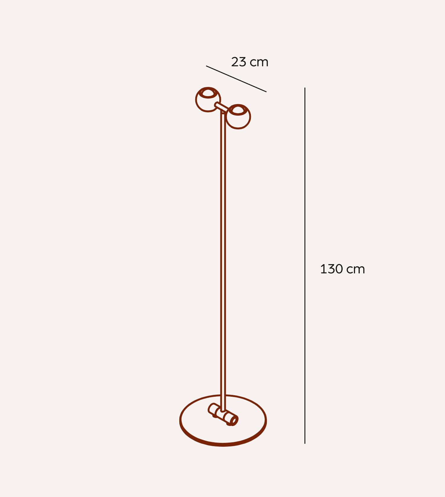 NEONA ALTOS LED Stehleuchte Chrom dimmbar mit Fernbedienung – Stehlampe mit doppelseitigem Lichtaustritt, warmweiß 2700K, 2210 Lumen, 131 cm, Memory-Funktion, 3 Jahre Garantie (Schwarz Chrom)