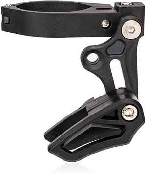 Chain Guide, Mountain Bike Chain Guide Bash Guard, Strong Nylon Bicycle Chain Protector, Bicycle Chain Guide for Most Road Mountain Bikes Black