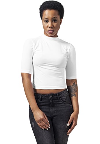 Urban Classics Ladies Cropped Turtleneck Tee