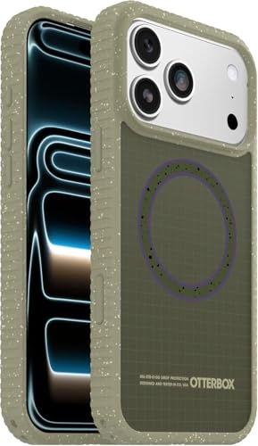 Coque robuste iPhone 17 Pro Max verte avec protège-écran antichoc MagSafe