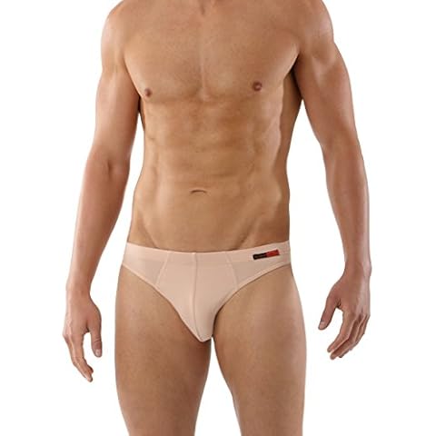 ALBERT KREUZ Pack de 2 Slips Invisibles para Hombre de algodón elástico Color Carne L Cover