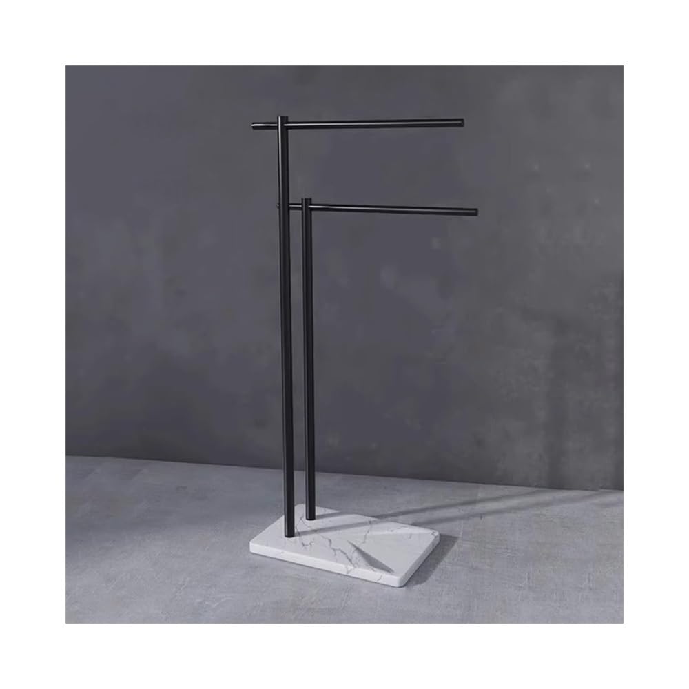 Towel Rack Bathroom Towel Rack Floor-standing Light Luxury Creative Marble Bathtub Storage Bar Free Standing Rail
