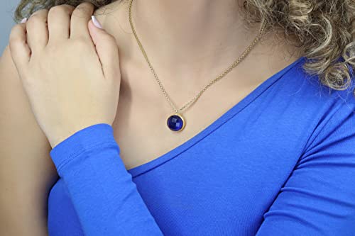 Collier de saphir bleu véritable pour éviter les bijoux ternes sans éclat - 6