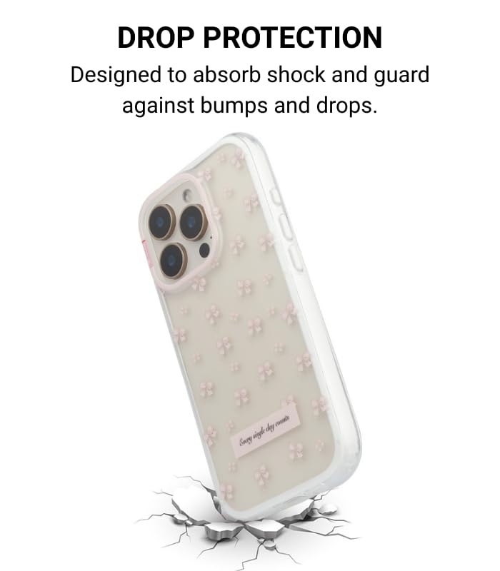 Image of Pink Bow Aesthetic 2.0 Case Cover for iPhone 15 Pro Max | Soft TPU Slim Back Cover | Elegant Girly Design | Shockproof & Anti-Scratch | Lightweight with Precise Cutouts