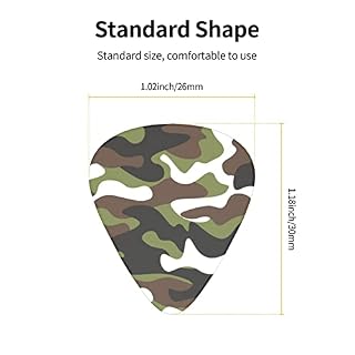 Lot de 12 médiators de guitare avec boîte fine, feuilles colorées vives sur les planches de bois, design naturel rustique, coffret cadeau spécial médiators de guitare pour guitariste, jaune orange ver - Les Beatles, Paul McCartney, John Lennon, RIngo Starr, George Harrison Lot de 12 médiators de guitare avec boîte fine, feuilles colorées vives sur les planches de bois, design naturel rustique, coffret cadeau spécial médiators de guitare pour guitariste, jaune orange ver – Image 3