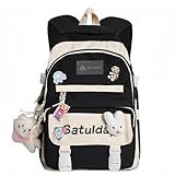 Mochila Bolsa Blogueira Feminina Academia Ombro - Preto