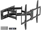 HCMOUNTING 30.2" Long Arm Heavy Duty Full Motion TV Wall Mount for Extra Large 65”-120” TVs, Holds 220lbs, Extension, Swivel ±64° Tilt ±10°, Preassembled, Max VESA 900x600mm, Fits 12-24 Inch Studs