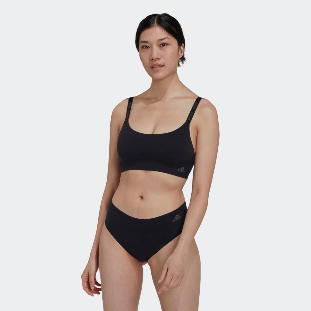 adidas Women's Active Micro Flex Wireless Seamless Lounge Bra - Image 3