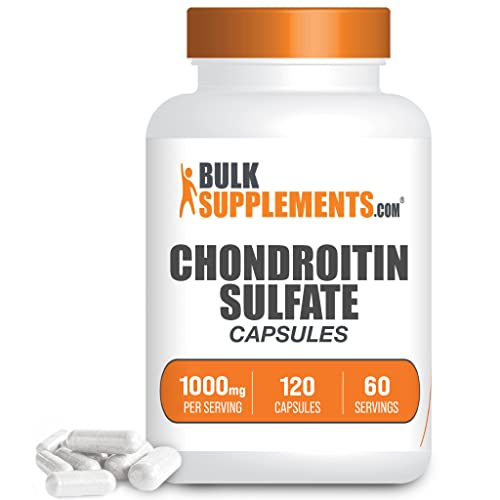 Bulksupplements.com Chondroitin Sulfate Capsules - Joint Support Supplement - Ligament And Tendon Supplements - Bone Strength Supplements - 60 Day Supply (2 Months) (120 Capsules) #TOP21