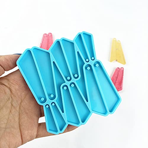Brinco molde de resina pequeno brinco de silicone molde brinco jóias epóxi resina fundição jóias faz