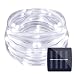 LE® 16.5ft LED Solar Rope Lights, Waterproof, 50 LEDs, Outdoor Rope Lights, Daylight White, Portable, with Light Sensor, Ideal for Christmas, Wedding, Party, Decorations, Gardens, Lawn, Patio