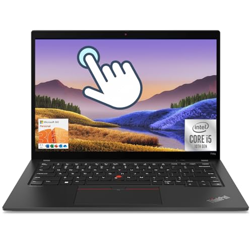 Lenovo ThinkPad T14s Laptop Touchscreen, 14in FHD (1920x1080) Computer Win11 Pro, 10th Processor, 16GB RAM, 512GB SSD (Refurbished)