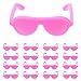 NUOBESTY Bambola Bambola Bambola Eyeglasses 80Pcs Doll Dress Up Glasses Cosplay Party Accessori Mini Bambola Outfit Costume Forniture per La Bambola Rosy