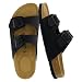 CUSHIONAIRE Women's, Lane Slide Sandals Black 9 M