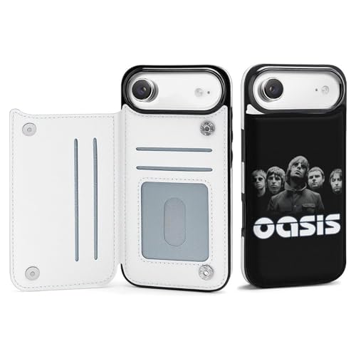 iPhone17Air用ケース 手帳型 オアシス OASIS バンド アイフォン17Air用ケース 手帳型 財布型 スマホケース 軽量 おしゃれ 背面カード収納 スタンド機能 携帯カバー