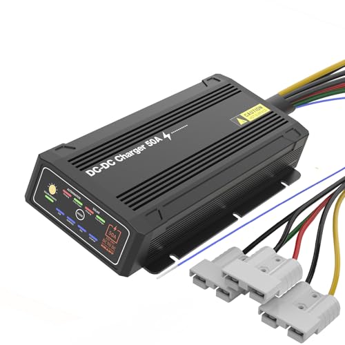 12V 50A DC-DC Charger with MPPT and Waterproof IP68