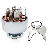 Haishine Interrupteur d'allumage pour tondeuses autoportées Craftsman, Husqvarna, Murray, MTD, Cub Cadet, AYP et Poulan, Remplace 725 1717, 925 1717