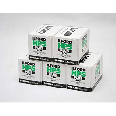 Ilford hp5 + Negro y Blanco de la película, 24 exp, Multipack de 5 Cover
