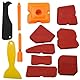 Silikonentferner Werkzeug Set, Fugenglätter, Silikon Abzieher, Silikonabzieher Fugenabzieher, für Bad, Küche, Fenster, Böden & Mehr zum Versiegeln und Profilieren(Size:12pcs)