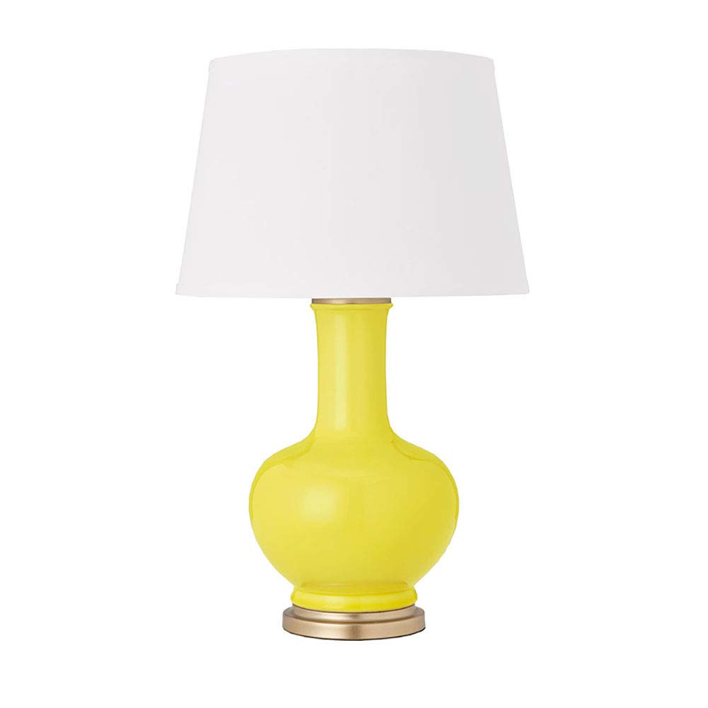Lampe de table céramique E27 cuivre style chinois pour chevet hôtel - 7