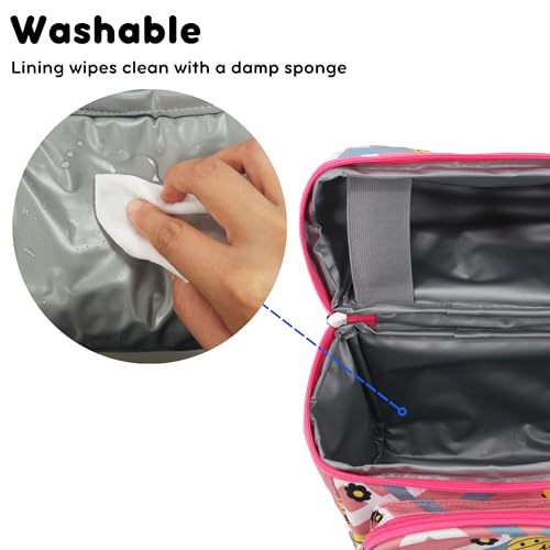 Image of J World Corey Kids Lunch Bag. Insulated Lunch-Box for Boys Girls, Basketbally