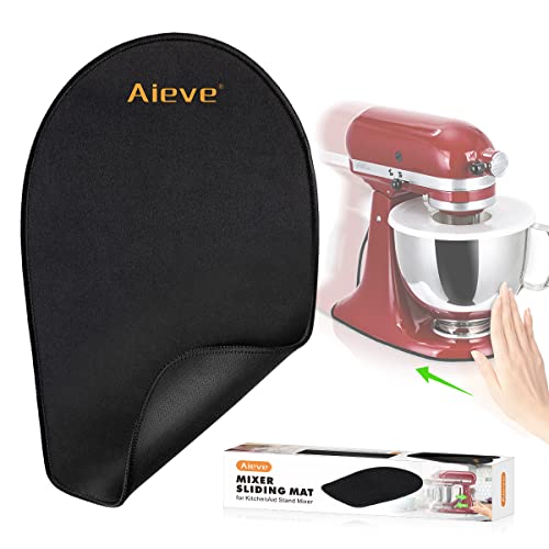 AIEVE Mixer Mover for KitchenAid Stand Mixer, Mixer Slider Mat Kitchen Appliance Mats Compatible with KitchenAid 4.5-5 Qt Tilt-Head Stand Mixer, KitchenAid Artisan Tilt-Head Mixer, KitchenAid Classic