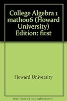 College Algebra 1 math006 053684142X Book Cover