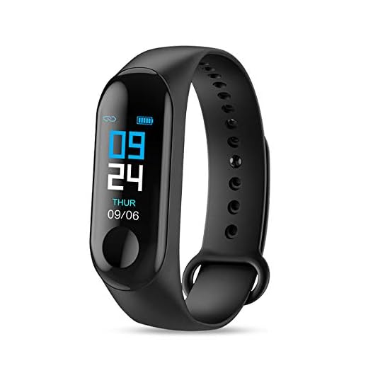 UIEMMY Smart Watch Men M3 Smart Wristband Fitness Tracker Frecuencia Cardíaca Reloj de presión Arterial IP65 Impermeable Smartband, Negro