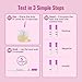 HOMEDSUN 20 Packs LH Ovulation Test Strips Easy to Use Ovulation Tracker Kit Accurate Fertility Tracking for Women Quick Results at Home Use