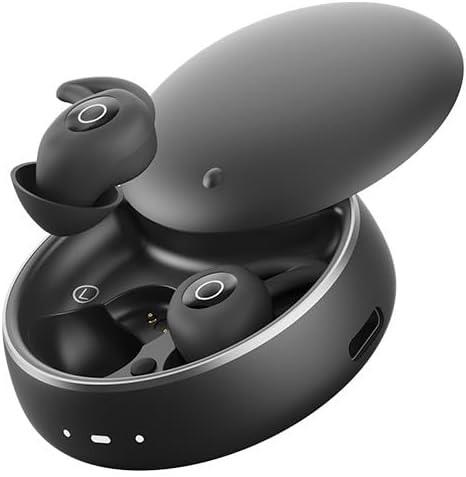 LiveOnce Helmet Friendly Wireless Earbuds for Motorcycle Riding, 6H Battery