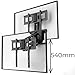Maclean MC-891 Electric TV Wall Mount Bracket with Remote Control Height Adjustment 37'' - 70" max. VESA 600x400 up to 35kg Above Fireplace Mount Sturdy