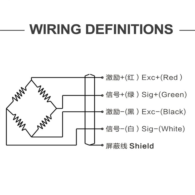 WENWENLEE Min Micro Load Cell Capacity 5KG 10KG 20KG 50KG-5000KG for Small Button Compression Force Sensor(5KG)