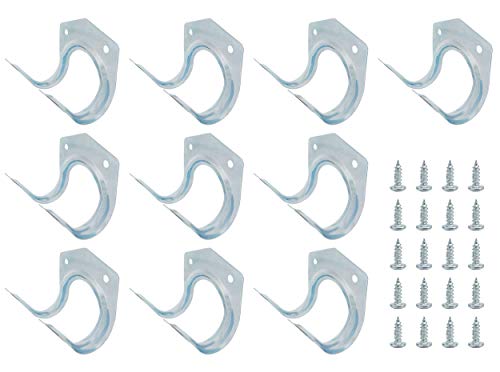 Nocturne Ganchos de Almacenamiento de Metal, El Dise�o de Doble Gancho Tiene una Gran Capacidad de Carga y Ahorra Espacio se Utiliza para Colgar Herramientas de Jard�n