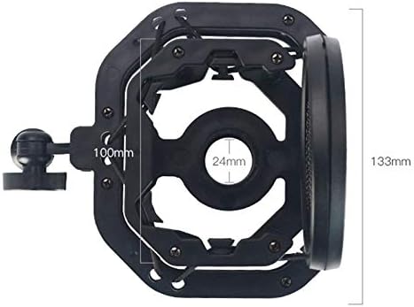Recording Studio Microphone Stand Shock Mount for Computer Condenser Mic Holder Metal Shockmount Bracket image 4