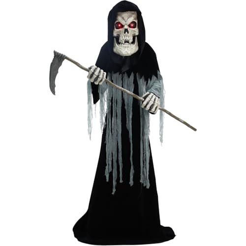 Haunted Hill Farm 8.5-ft Motion-Activated Reaper Animatronic
