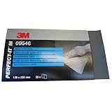 lija 3m 3000 Hojas húmedas y secas. 3M 09546 P2000 - Hojas de papel de lija abrasivo (grano microfino, 50 x 138 x 230 mm)