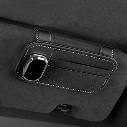 Organizador de pára-sol do carro,Suporte de óculos de carro universal - Suporte de óculos de sol de