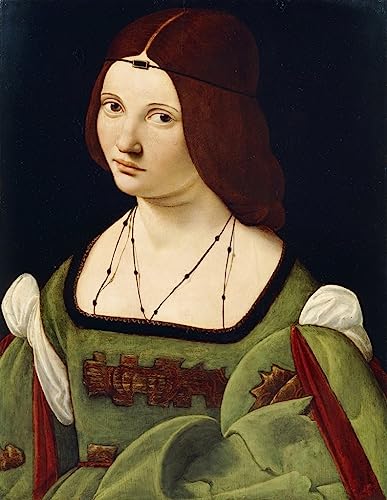Peinture murale Clarice Pusterla portrait Boltraffio déco chic