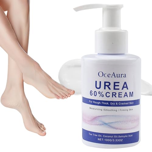 60% Urea Cream, Urea Salicylic Acid Cream for Feet and Hands, Callus Remover Cream for Cracked Heels and Dry Skin, Cracked Ointment Feet for Hand, Foot and Body Care