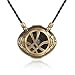 XOFOAO Doctor Strange Necklace Eye of Agamotto Costume Prop Stone Pendant Glow in The Dark