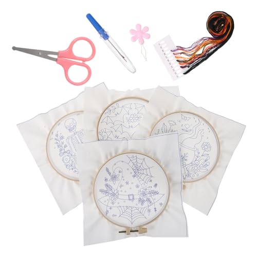 Kit broderie Halloween débutant pour créer vos décorations d'automne