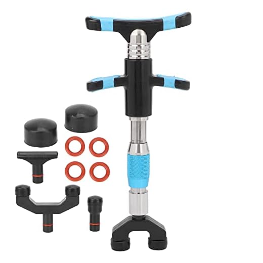 HURRISE 10 Levels Chiropractic Tool, Spine Massager Adjusting Correction Gun, Manual Back Massager for Improve Joint Pain, Force Spine Adjusting Massager (4 Heads Bue)