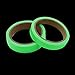 2Pz 5M Nastro Fluorescente Adesivo JPGhaha 1.5cm e 2cm Nastro Bagliore nel Buio Impermeabile Rimovibile Nastro di Avvertimento per Scale Forniture per Palcoscenico Decorazione Verde