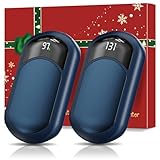 Scaldamani Ricaricabile USB, Scalda Mani Portatile Elettrico con 3 Livelli Di calore,Riscaldamento Rapido, Riutilizzabile,Regali di Natale per Campeggio All