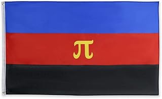 Flaglink Polyamory Pride Flag 3x5 Fts - LGBTQIA Polyamorous Open Multiple Relationships Pi Gender Rainbow Banner