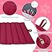 XIAPIA wasserdichte Hundematte für Outdoor, Waschbare Hundematte für Unterwegs, Antistatik, Hygienisch, Faltbares Hundebett, Große Reisedecke für Haustier 110x68 cm (Rot/Grau)