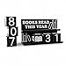 Books Read This Year Tracker, 3D Printed Book Counter Bookshelf Decor for Reading Goal Display, Book Accessories, Bookish Gifts for Book Lovers Readers, Teachers, Writers, and Library Lovers