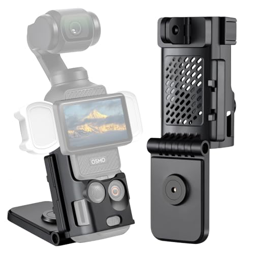 Image of ZORBES Magnetic Mount Stand Compatible for DJI Osmo Pocket 3 Accessories, Adjustable Osmo Pocket 3 Expansion Adapter, Magnetic Suction Case 180 Angle Adjustable Compatibility for Indoor and Outdoor