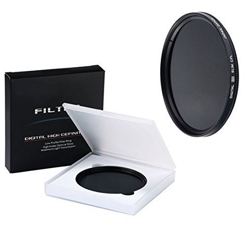 77MM Japan Optics Circular Polarizer (CPL) Slim-Frame Filter for Canon, Nikon, Sony, Sigma, Fujifilm, Fuji, FUJINON, Tamron, Tokina, Carl Zeiss Lens